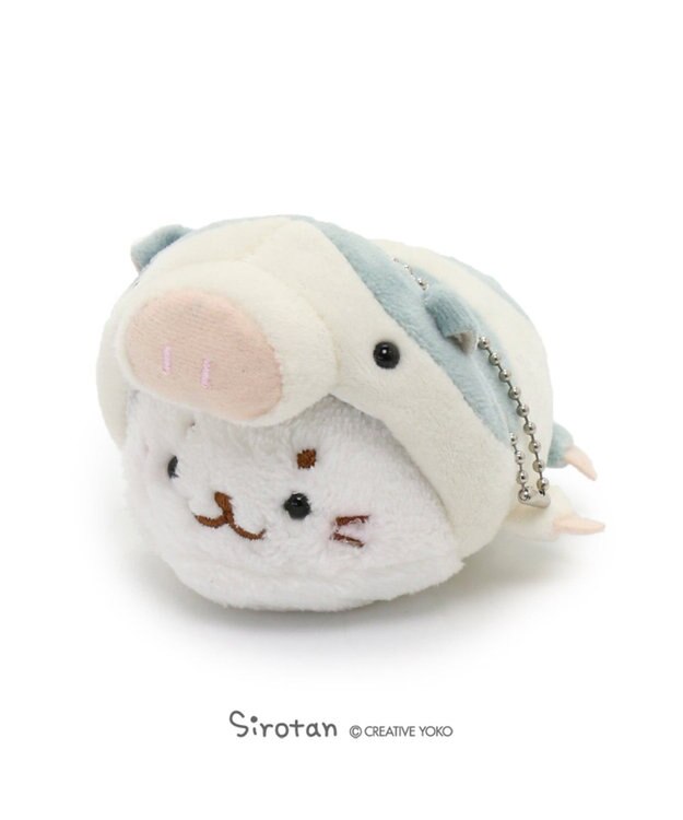 しろたんキーホルダーマスコット マイクロブタ ブチ柄 Mother Gardenファッション通販 公式通販 オンワード クローゼット