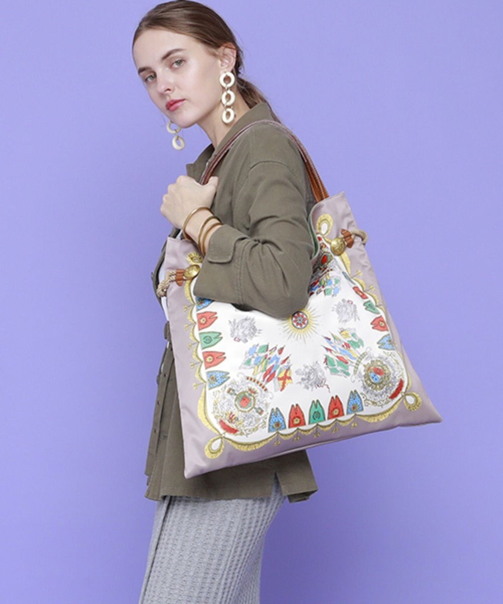 トプカピ トレジャー マイルドサテンスカーフパネル柄トートバッグ Topkapiファッション通販 公式通販 オンワード クローゼット