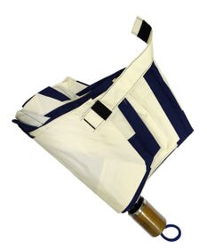 +RING 【限定/日本製】【大判雨傘向け】メンズ向け パッチワーク 折傘60cm BLU SR75