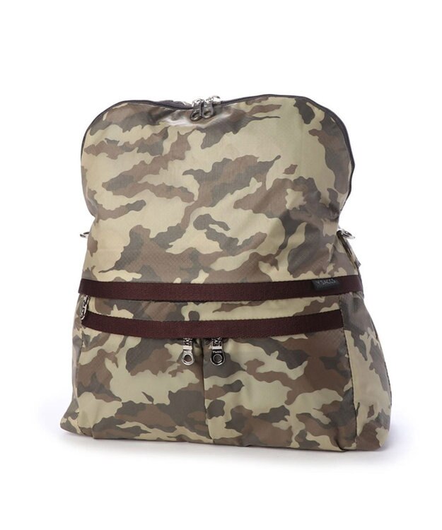 Y'SACCS トラベルシリーズ 　リュック＆ショルダーバッグ グリーンカモフラージュ