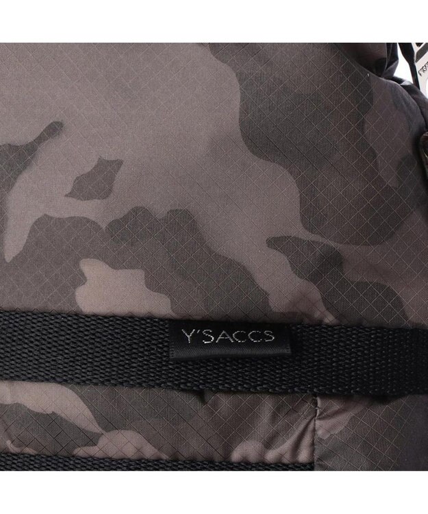 Y'SACCS トラベルシリーズ 　リュック＆ショルダーバッグ グレーカモフラージュ