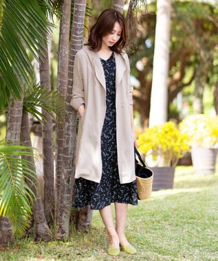 洗える 女性らしさ薫る 花柄ボタンワンピース Tiaclasse ファッション通販 公式通販 オンワード クローゼット