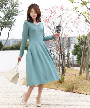 洗える ソフトな風合いが魅力のニットフレアワンピース Tiaclasse ファッション通販 公式通販 オンワード クローゼット 洗える ソフトな風合いが魅力のニットフレアワンピース Tiaclasse ファッション通販 公式通販 オンワード クローゼット