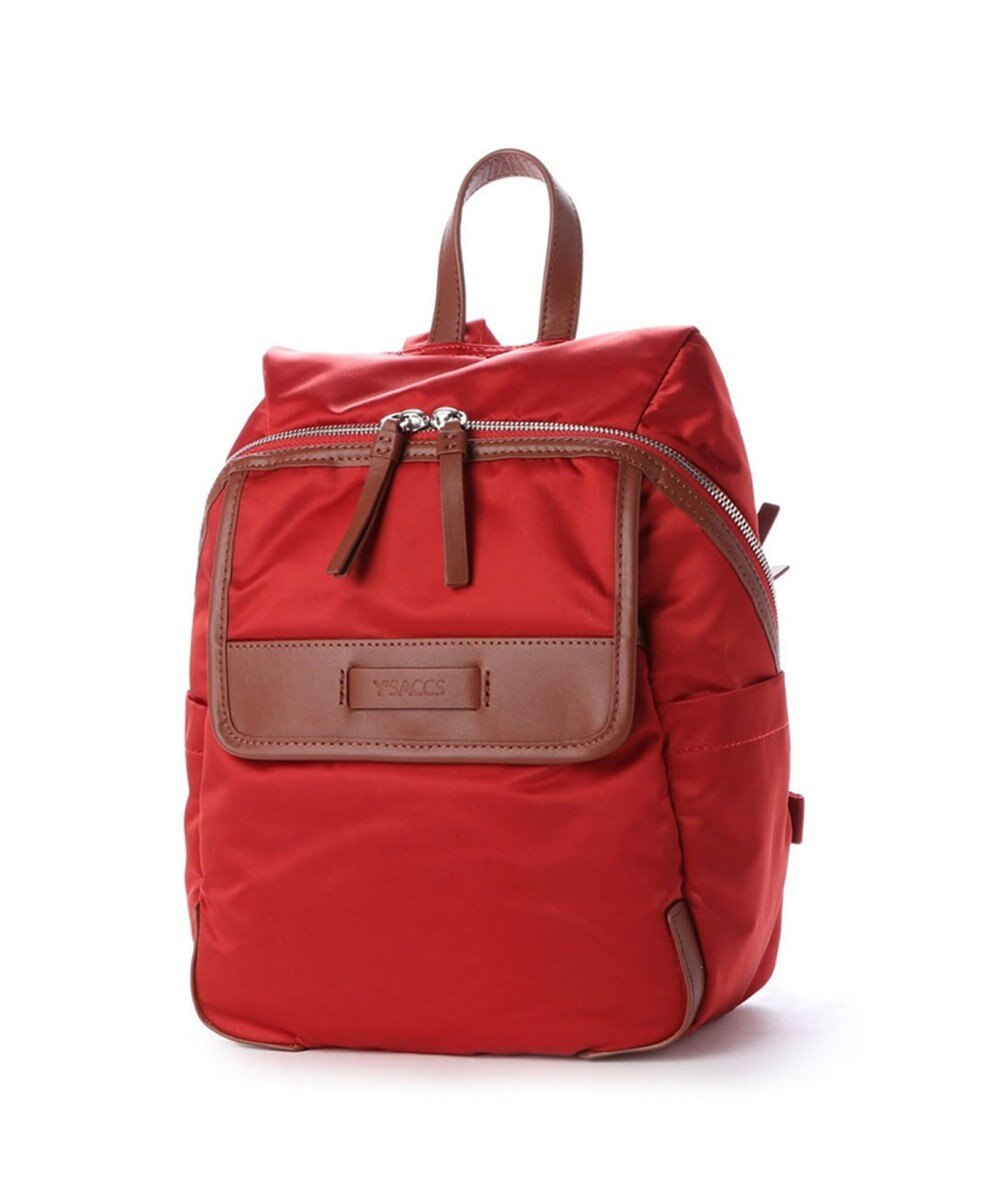 Y'SACCS ナイロン×カウレザー　リュックサック　Sサイズ 
