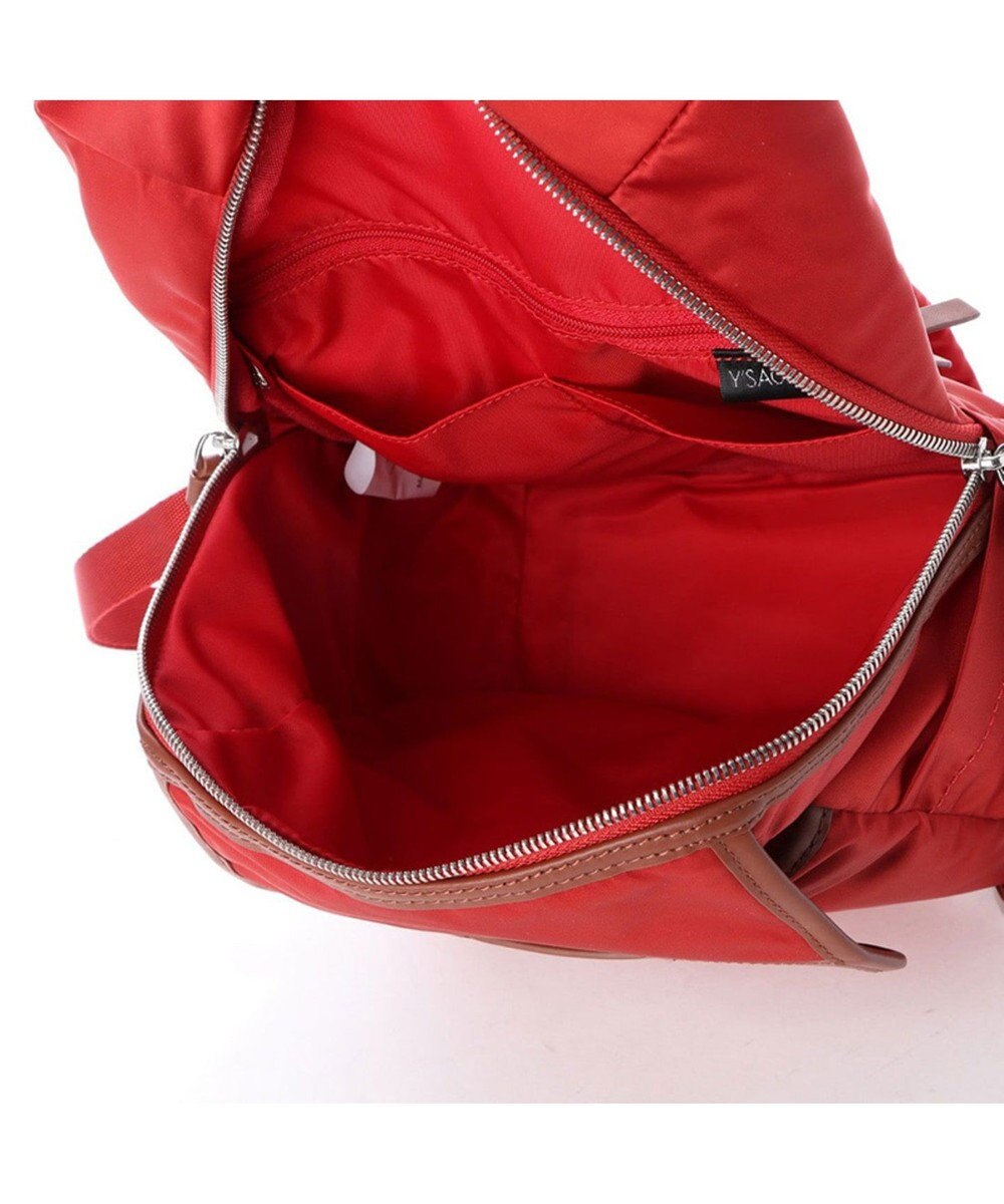 Y'SACCS ナイロン×カウレザー　リュックサック　Sサイズ 