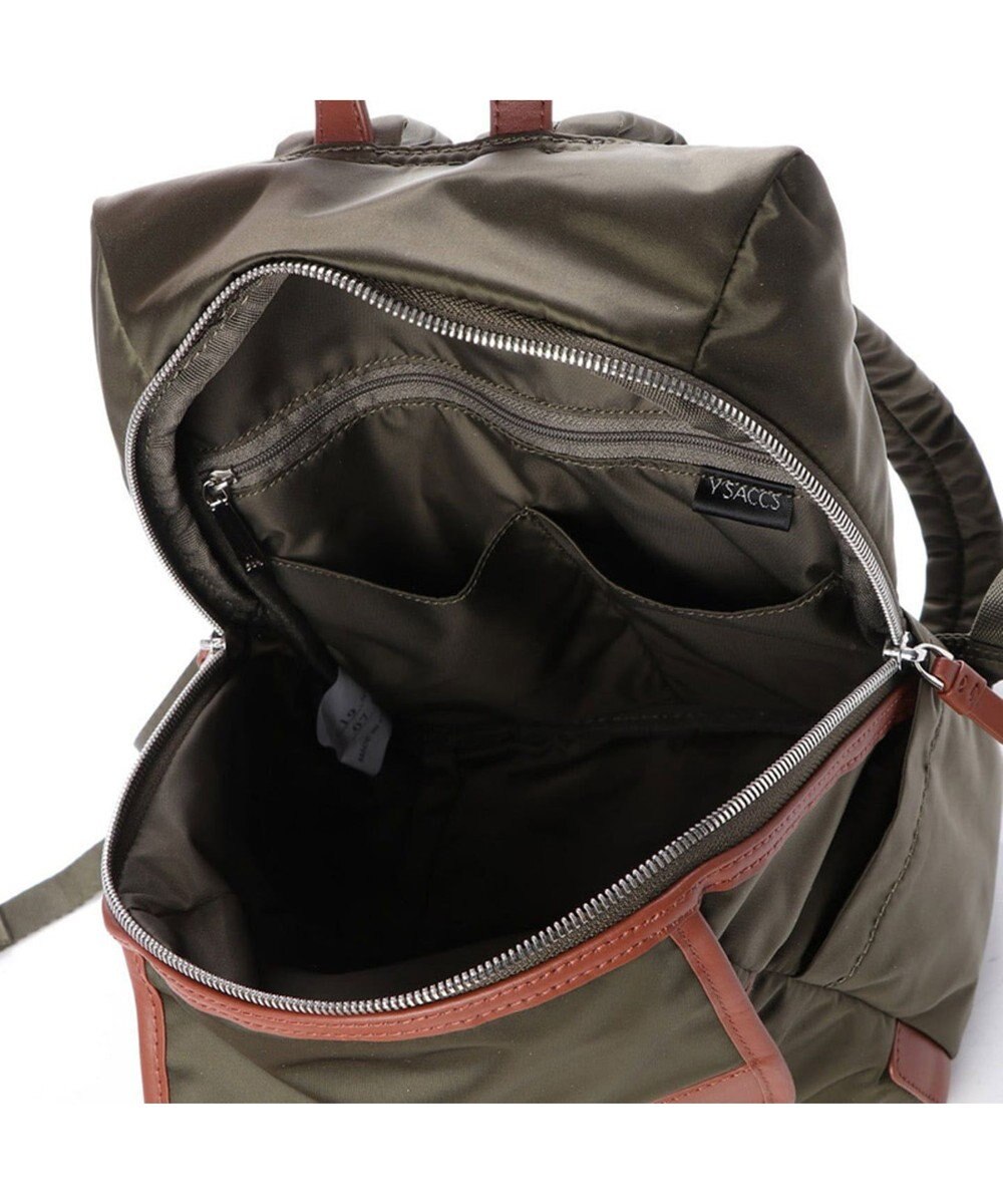 Y'SACCS ナイロン×カウレザー　リュックサック　Sサイズ 