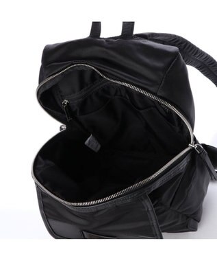 Y'SACCS ナイロン×カウレザー　リュックサック　Sサイズ ブラック