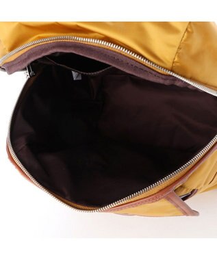 Y'SACCS ナイロン×カウレザー　リュックサック　Sサイズ キャメル