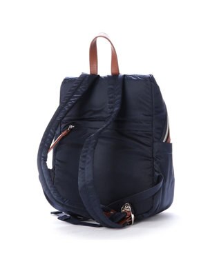 Y'SACCS ナイロン×カウレザー　リュックサック　Sサイズ ネイビー