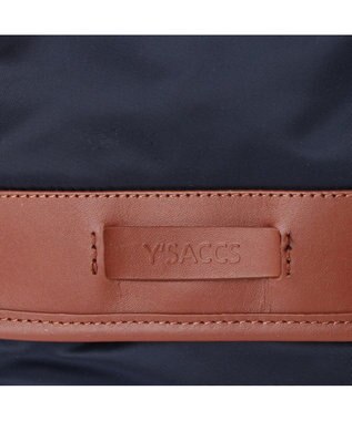 Y'SACCS ナイロン×カウレザー　リュックサック　Sサイズ ネイビー
