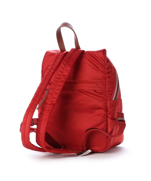 Y'SACCS ナイロン×カウレザー　リュックサック　Sサイズ レンガブラウン
