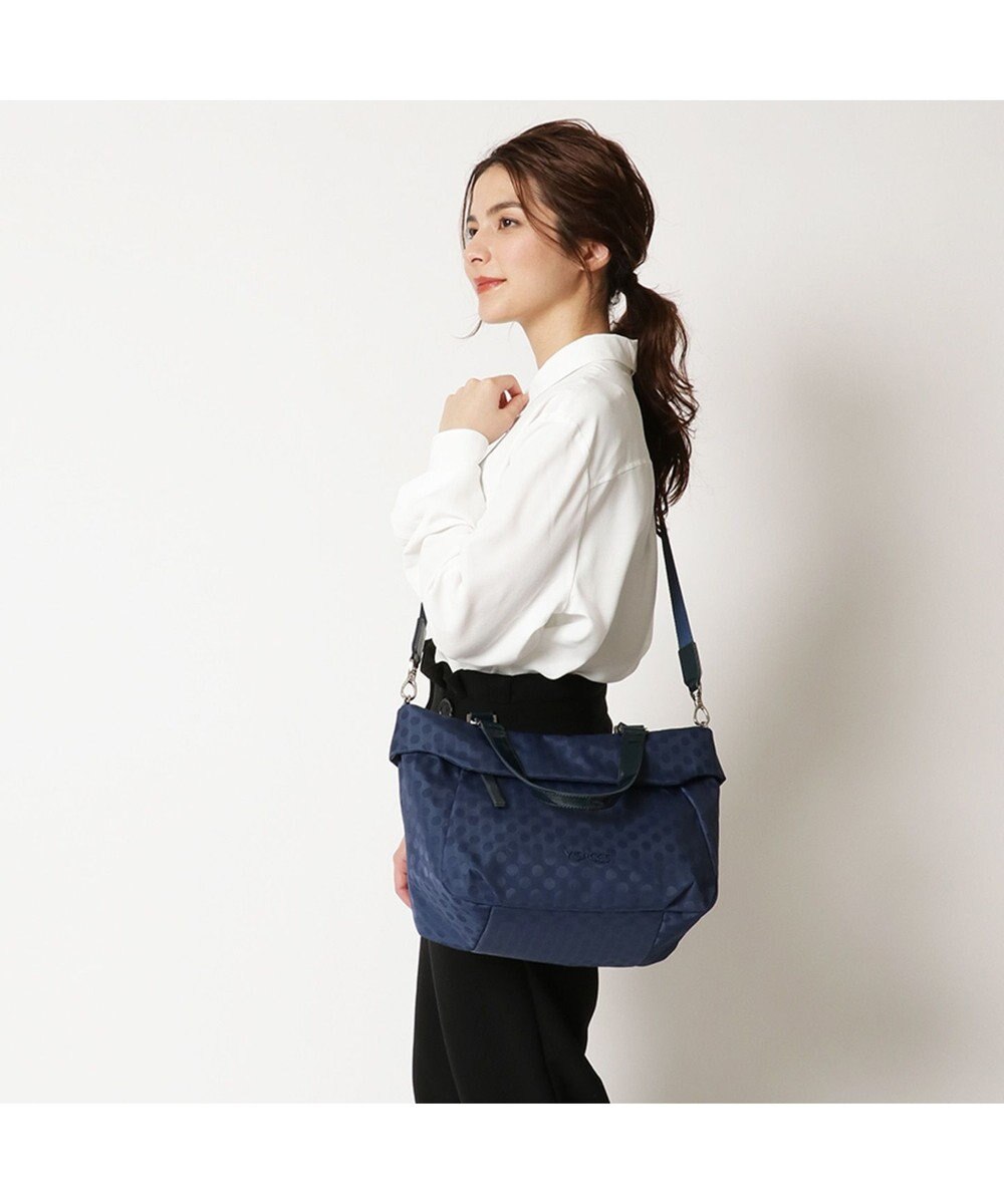 Y'SACCS Polka Dots 口折れ2wayトート Sサイズ 