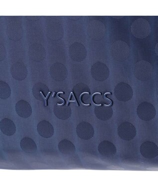 Y'SACCS Polka Dots 口折れ2wayトート Sサイズ ネイビー