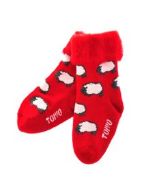 antina gift studio TOIVO モコモコソックス(ヒツジ Baby RD)