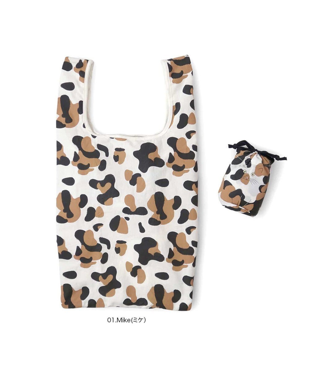 ROOTOTE 3429【ねこのマルシェ：エコバッグ】/ EU.ルーショッパー.ポータブル ネコ 