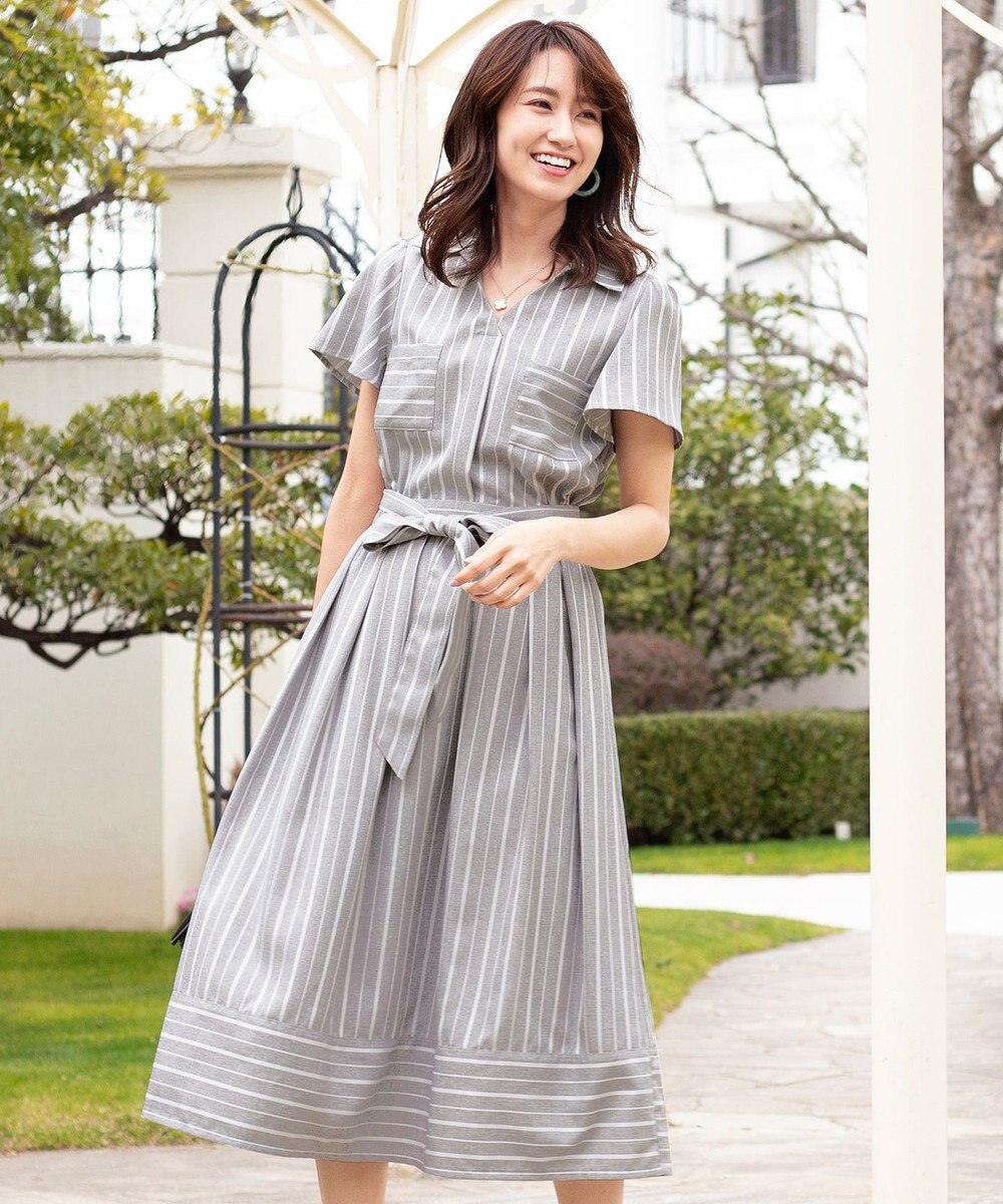 洗える 1枚で着映えする フレア袖ストライプシャツワンピース Tiaclasse ファッション通販 公式通販 オンワード クローゼット 洗える 1枚で着映えする フレア袖ストライプシャツワンピース Tiaclasse ファッション通販 公式通販 オンワード クローゼット