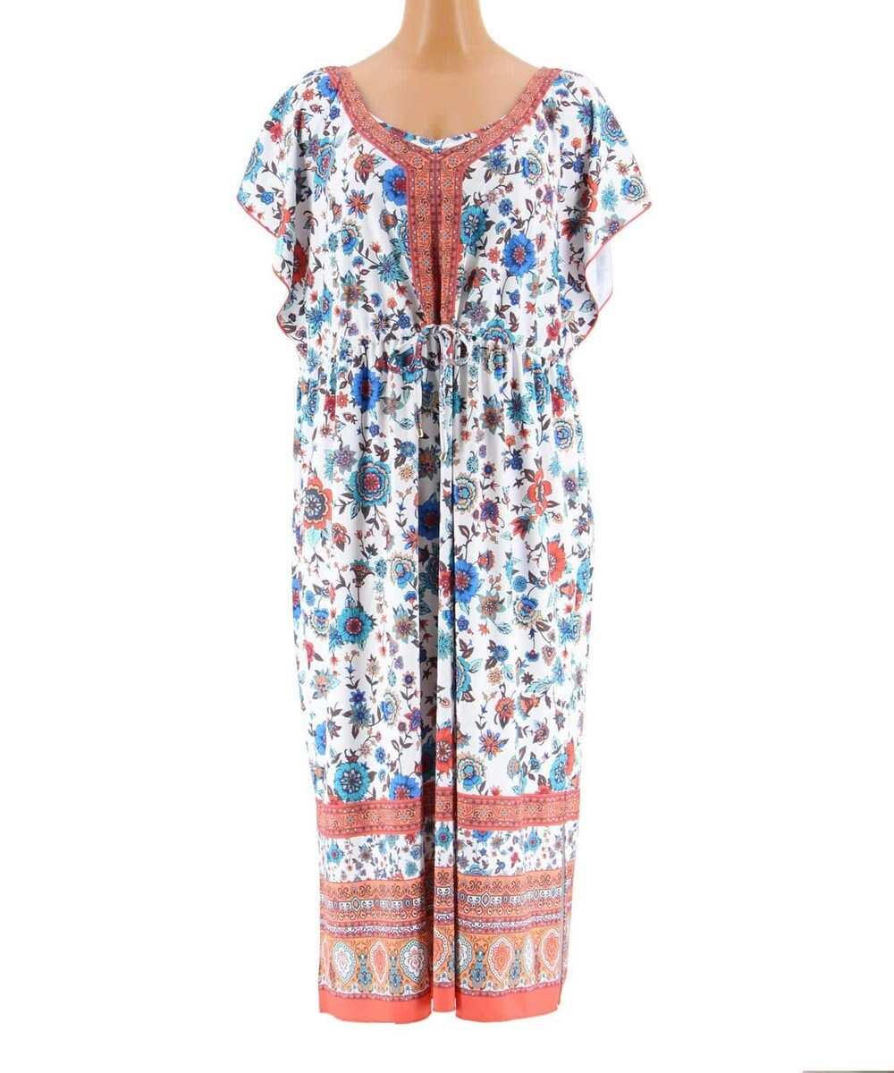 Coral Veil Sarasa Scarf パネルドレスワンピセット 13号 San Ai Resort 三愛水着楽園 ファッション通販 公式通販 オンワード クローゼット