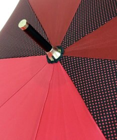 +RING レディース向け プラスリング 長傘60cm PNK-DOT T725