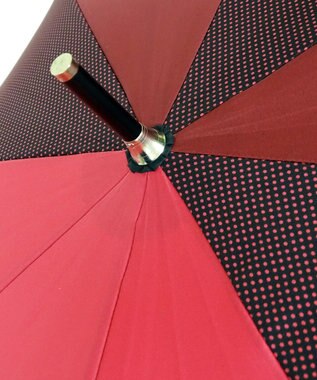 +RING レディース向け プラスリング 長傘60cm PNK-DOT T725 ピンク