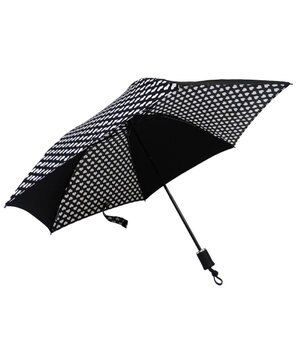  レディース向け プラスリング 簡単開閉式折傘55cm BLK-Heart T728
