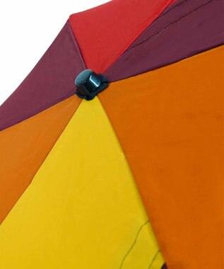 +RING 【UVカット90%以上】【限定/日本製】UNISEX パッチワーク プラスリング 折傘55cm RED SR278 赤