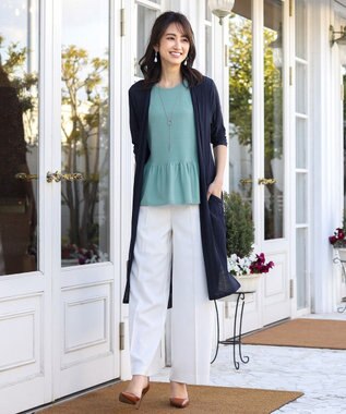 Uvケア 接触冷感 体型カバーも叶う涼感ロングカーディガン Tiaclasse ファッション通販 公式通販 オンワード クローゼット