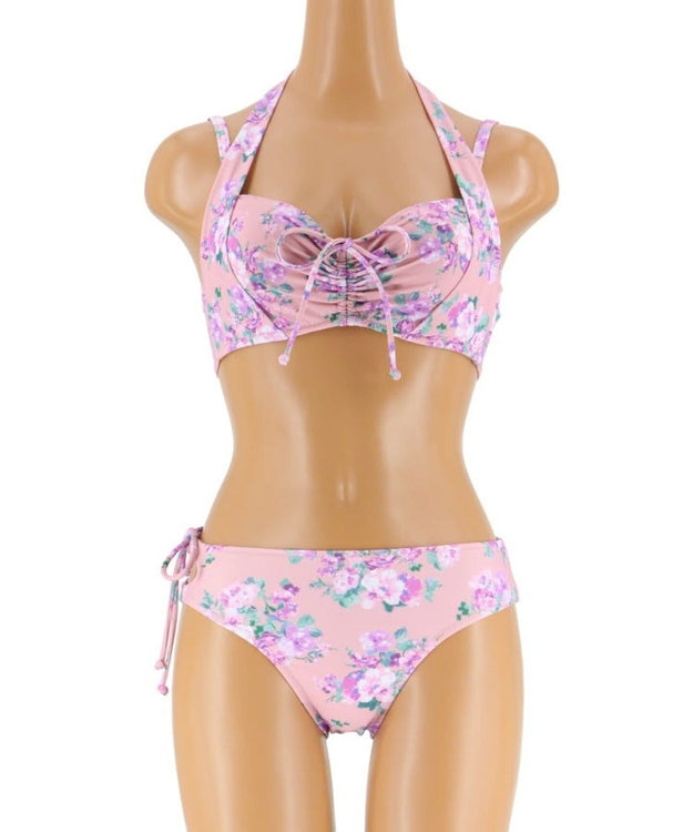 San-ai Resort（三愛水着楽園） 【San-ai Resort(サンアイリゾート)】グラマラスフィットビキニ(9号CDカップ対応) ピンク