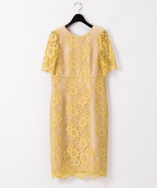 コードレースタイトワンピース イエロー 34