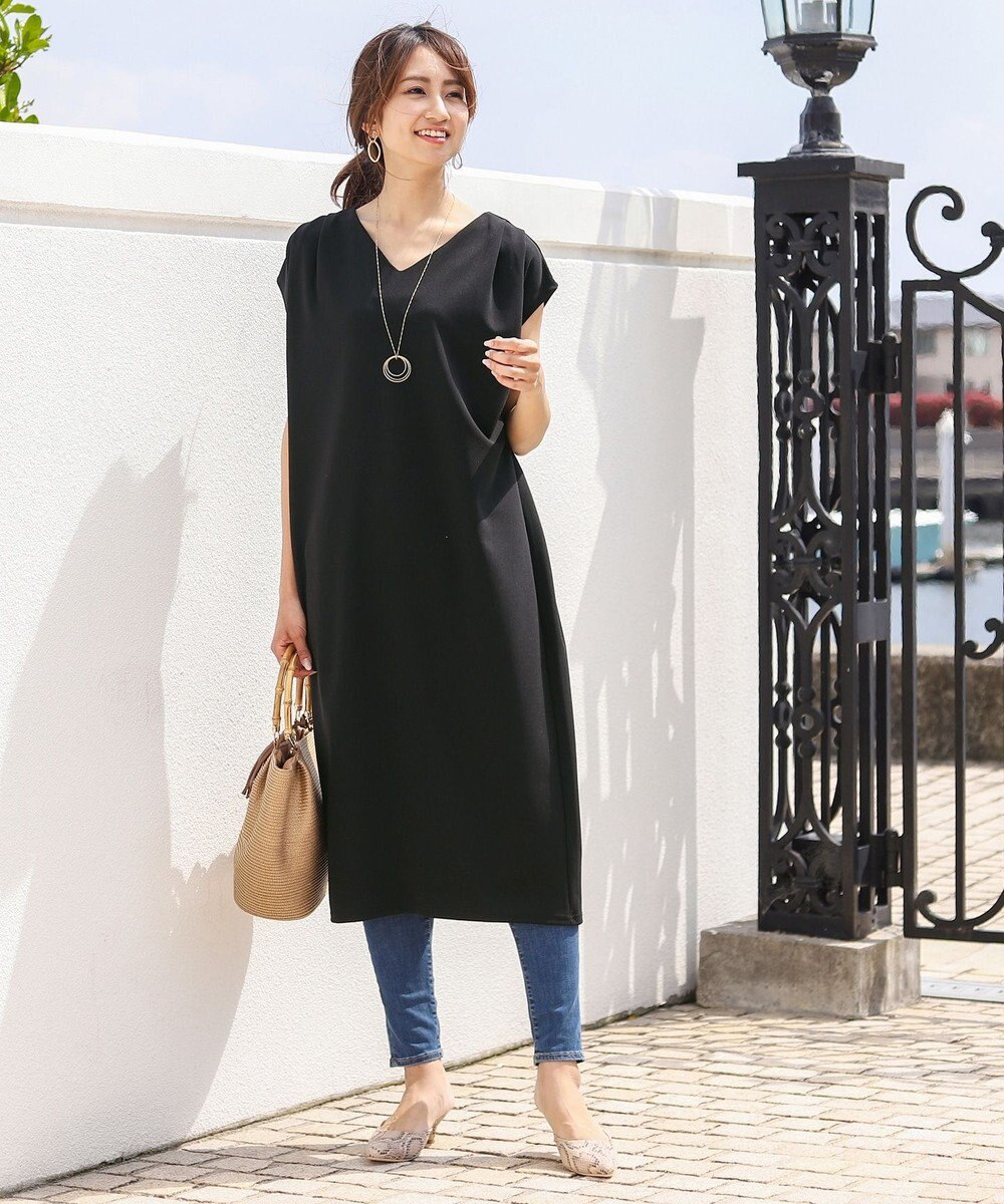 洗える 大人上品な肩タックポンチワンピース Tiaclasse ファッション通販 公式通販 オンワード クローゼット