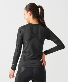 CW-X 【WOMEN】 CW-X 機能性トップス 【JYURYU TOP】 丸首 長袖 肩が動かしやすくなる 運動時の疲労を軽減 ゴルフ 球技 マラソン JAY410 /ワコール