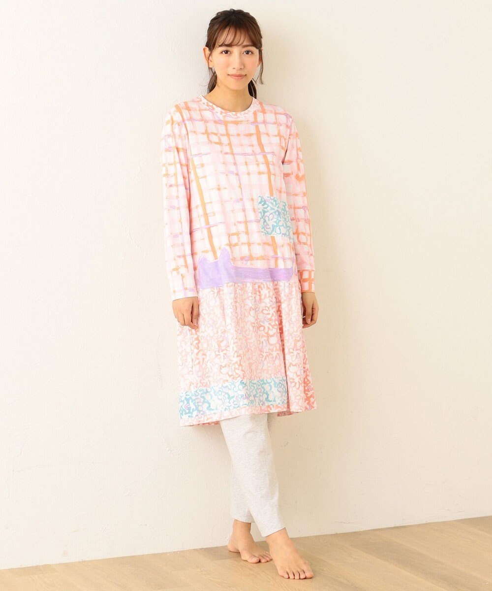 特別価格 ツモリチサト スリープ ワンピース ピンク ロング袖 白鳥 パジャマ Www Ictloket Nl