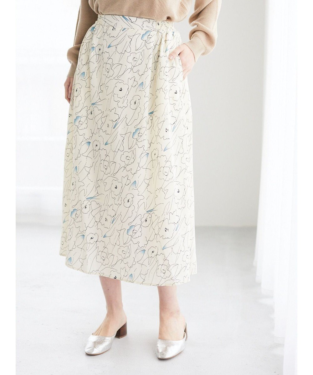 線画フレアスカート Green Parks ファッション通販 公式通販 オンワード クローゼット