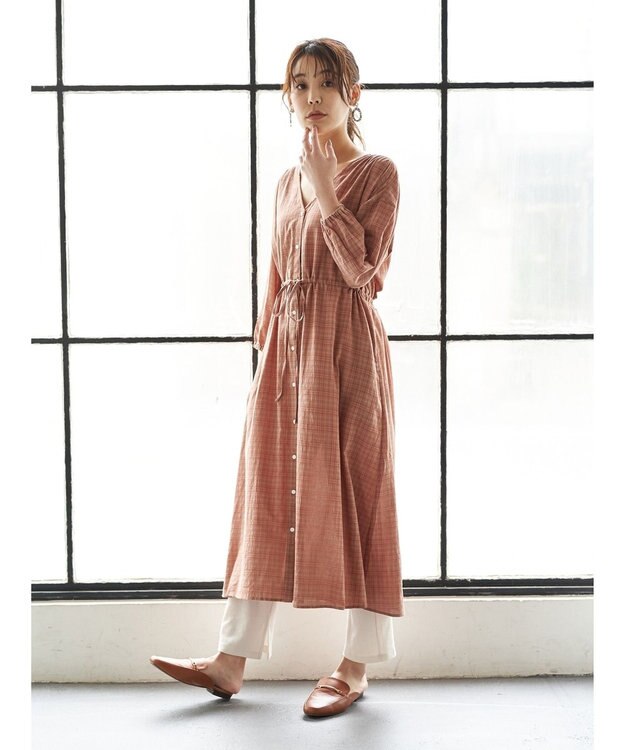 コットンサッカーワンピース Green Parksファッション通販 公式通販 オンワード クローゼット