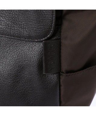 Y'SACCS ナイロン×牛革コンビシリーズ リュックサック Mサイズ チョコ