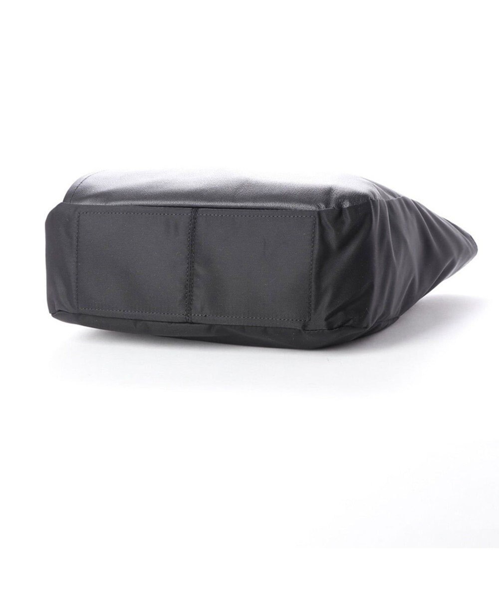 Y'SACCS ナイロン×レザー　スクエアトートバッグ Sサイズ 