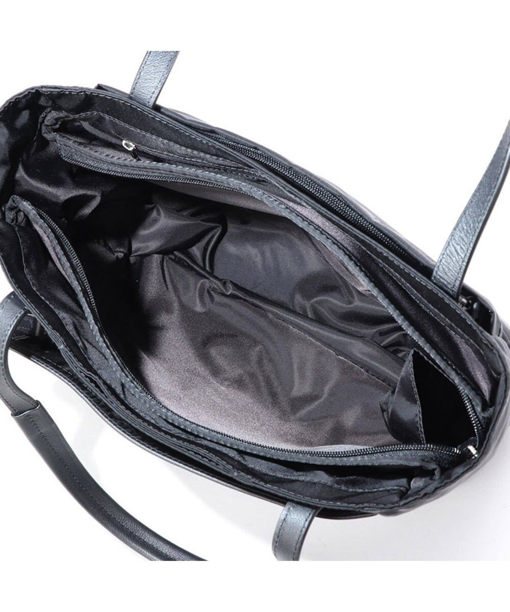 Y'SACCS ナイロン×レザー　スクエアトートバッグ Sサイズ 