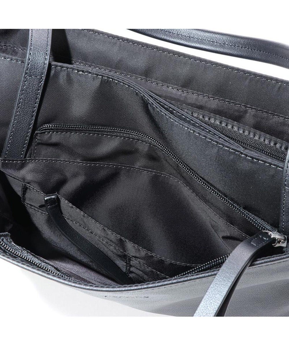 Y'SACCS ナイロン×レザー　スクエアトートバッグ Sサイズ 