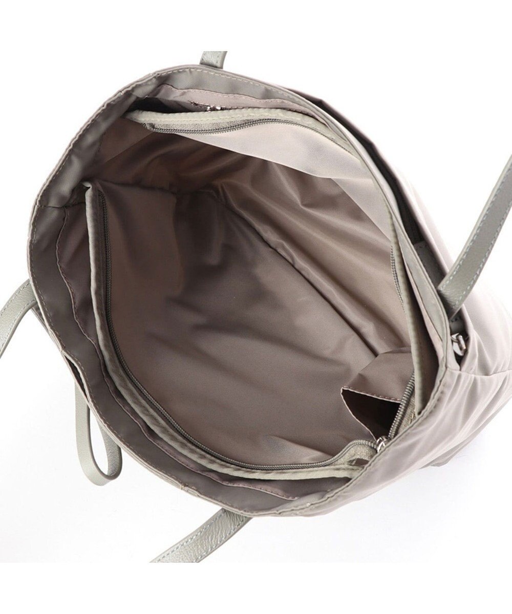 Y'SACCS ナイロン×レザー　スクエアトートバッグ Sサイズ 