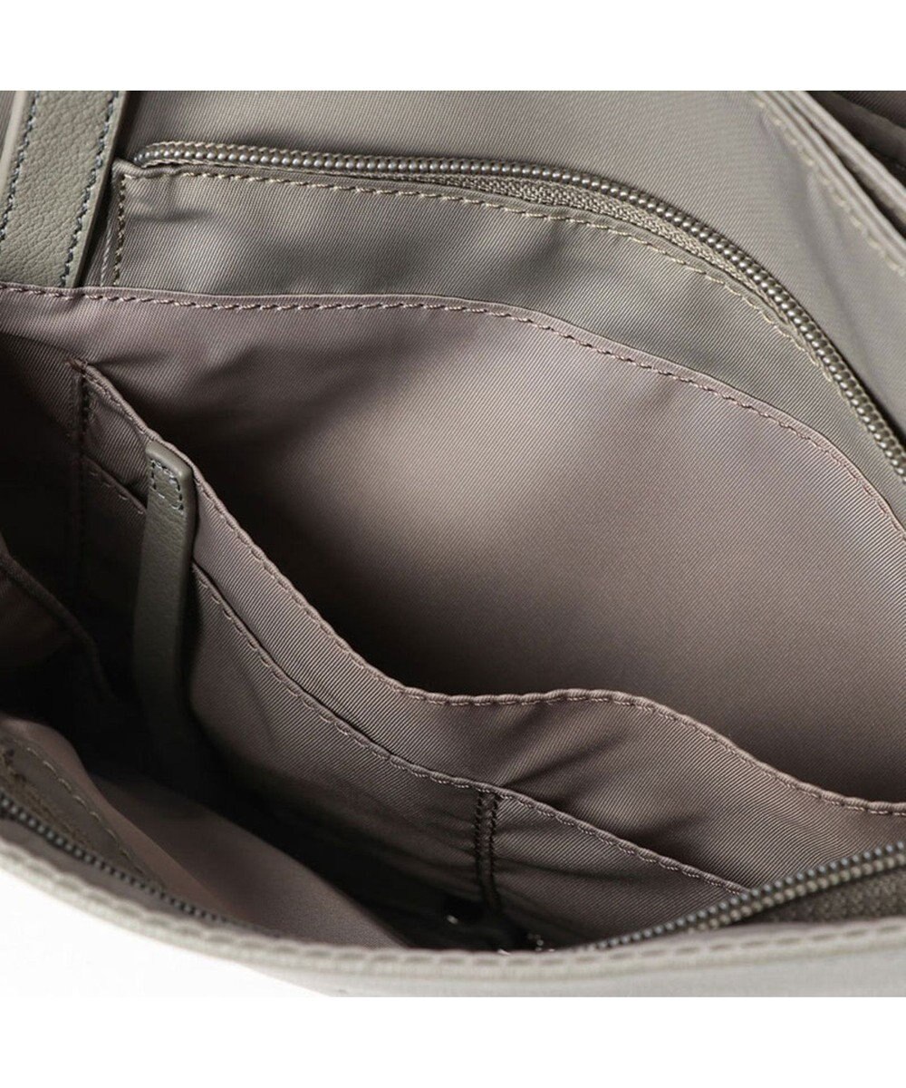 Y'SACCS ナイロン×レザー　スクエアトートバッグ Sサイズ 