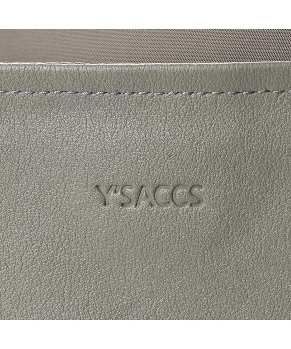 Y'SACCS ナイロン×レザー　スクエアトートバッグ Sサイズ 