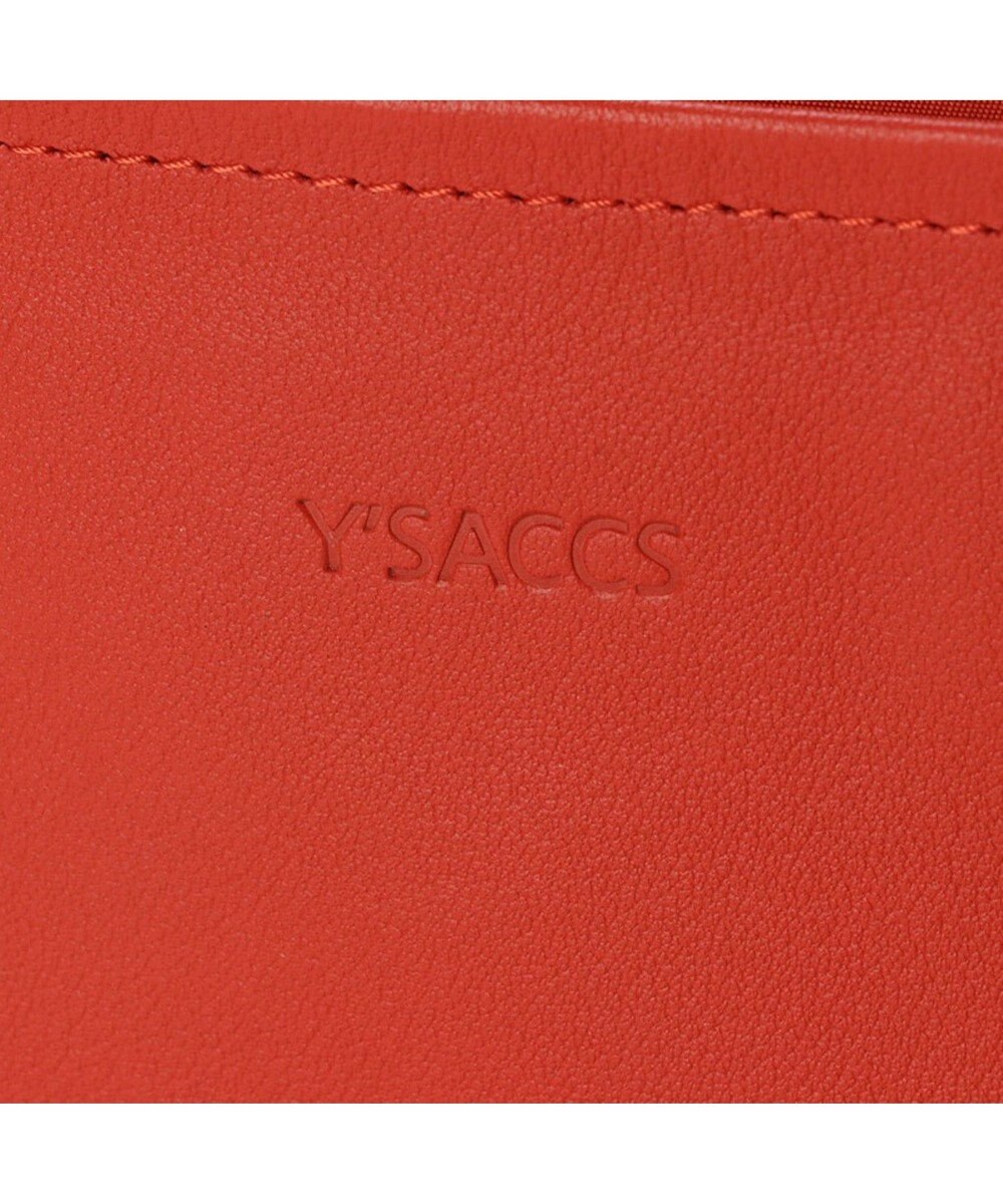 Y'SACCS ナイロン×レザー　スクエアトートバッグ Sサイズ 