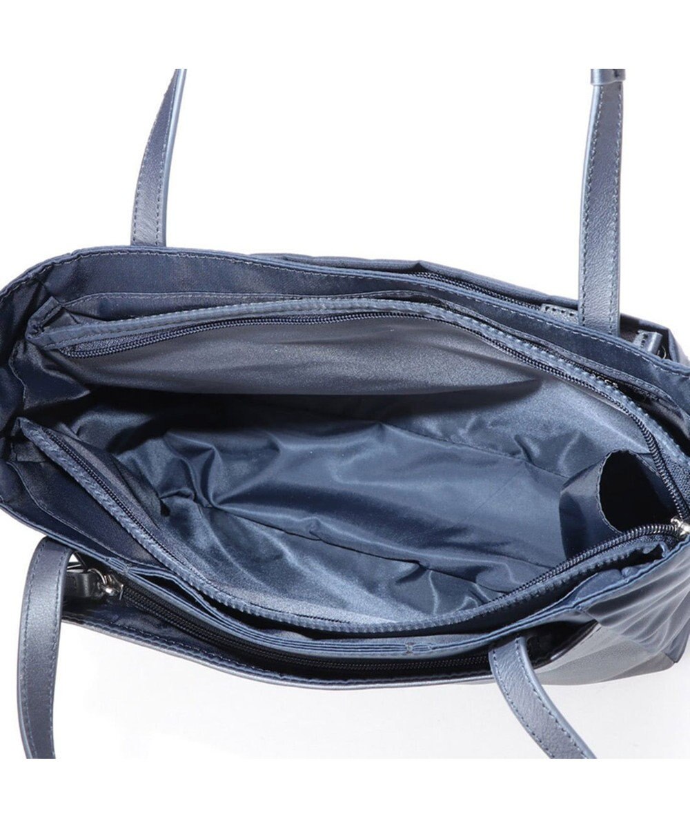 Y'SACCS ナイロン×レザー　スクエアトートバッグ Sサイズ 