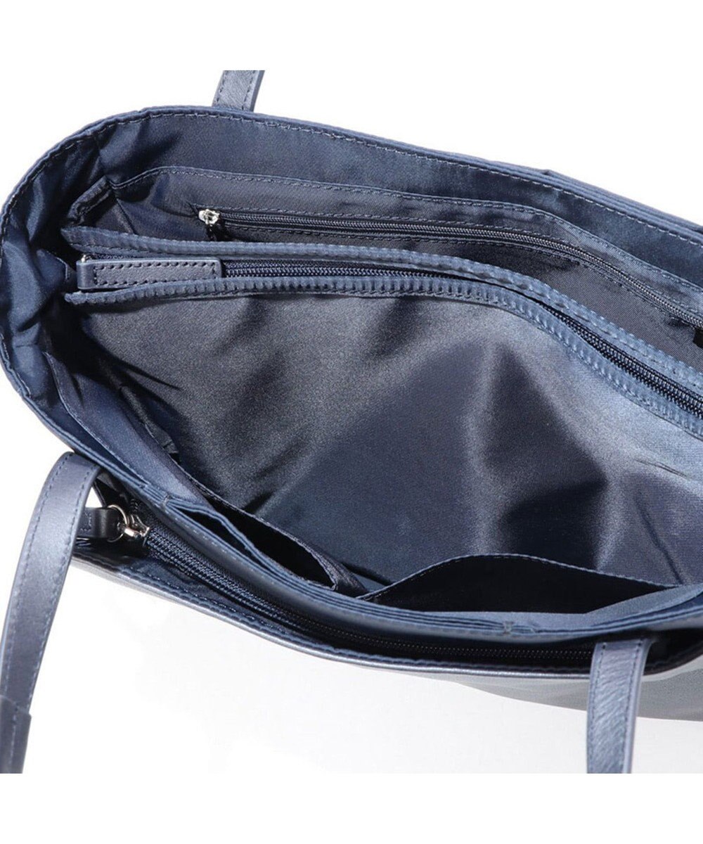 Y'SACCS ナイロン×レザー　スクエアトートバッグ Sサイズ 