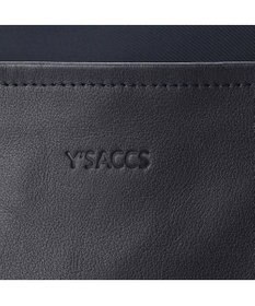 Y'SACCS ナイロン×レザー　スクエアトートバッグ Sサイズ