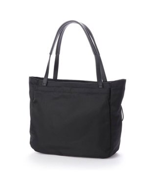 Y'SACCS ナイロン×レザー　スクエアトートバッグ Sサイズ ブラック