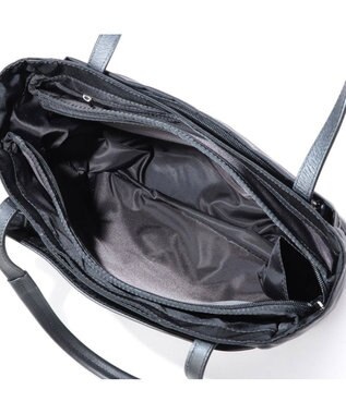 Y'SACCS ナイロン×レザー　スクエアトートバッグ Sサイズ ブラック