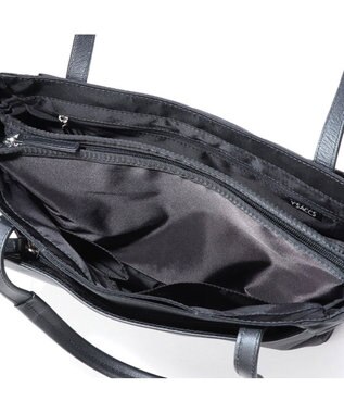 Y'SACCS ナイロン×レザー　スクエアトートバッグ Sサイズ ブラック