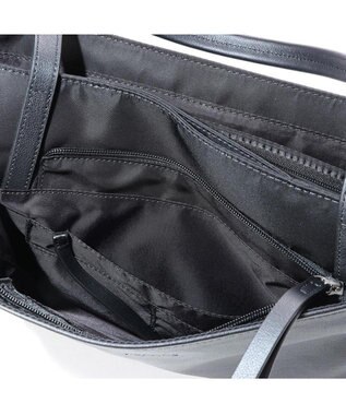 Y'SACCS ナイロン×レザー　スクエアトートバッグ Sサイズ ブラック