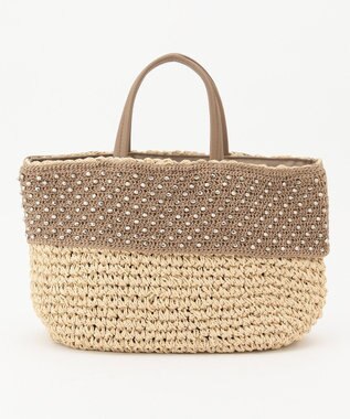 Cachecache カットビーズ付き手編みトートバッグ Unbillionファッション通販 公式通販 オンワード クローゼット