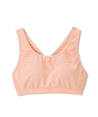 吸汗速乾 抗菌防臭 ストレッチ コンフォートメッシュブラ ウィスパーピンク s